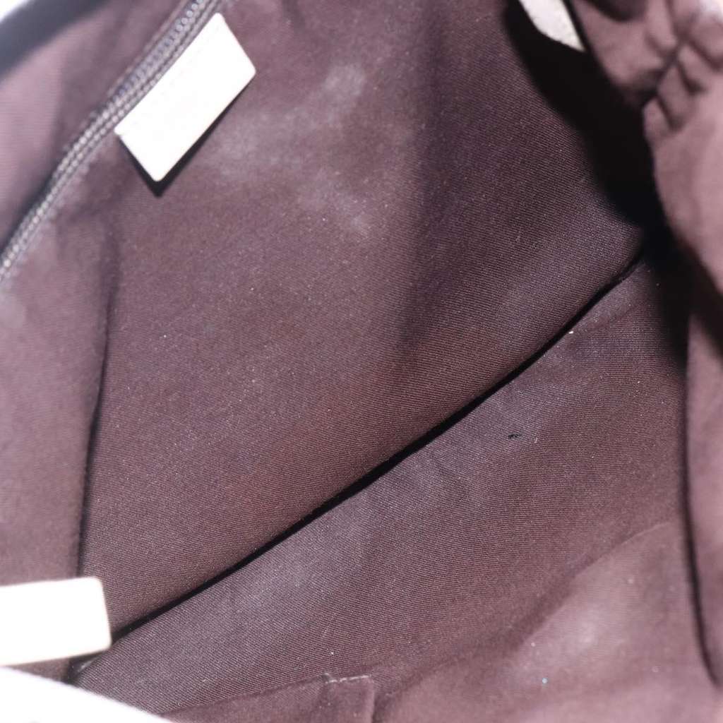 Gucci Zip Messenger Bag Beige Canvas Good condition - Box View