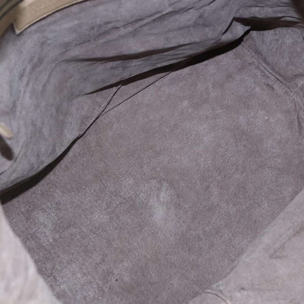 Bottega Veneta Intrecciato Handbag Beige Leather Good condition - Box View