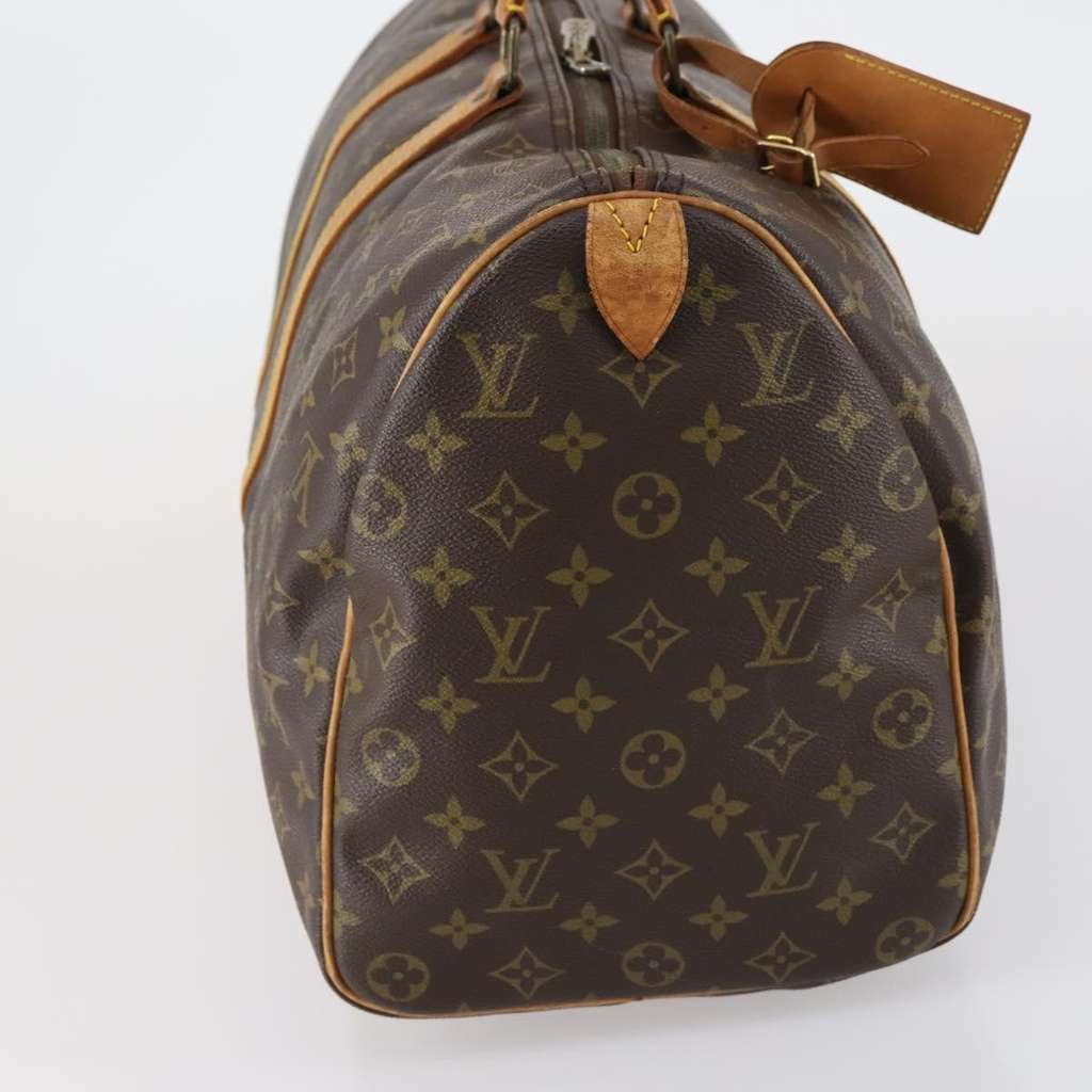 Louis Vuitton Keepall Bag Brown Canvas Good condition - Model View