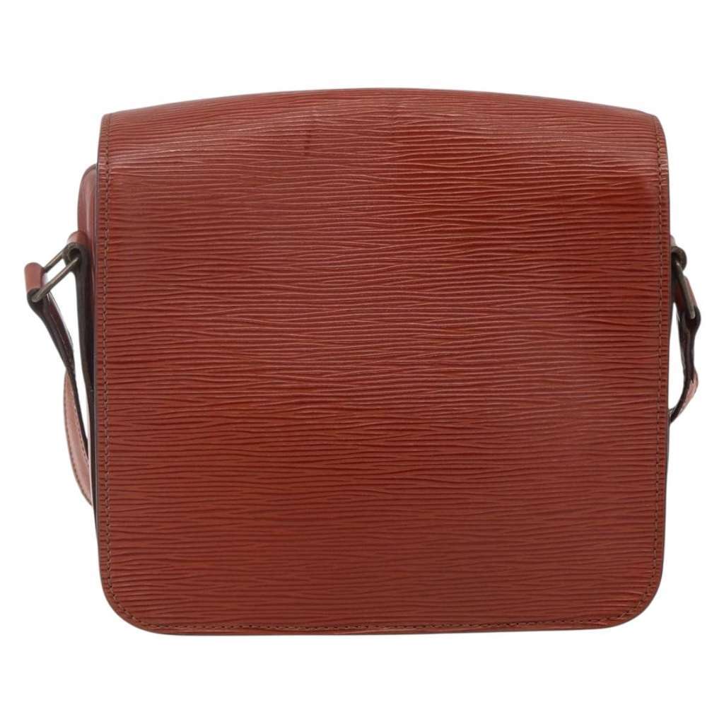 Louis Vuitton Cartouchiere Handbag Brown Leather Good condition - Back View