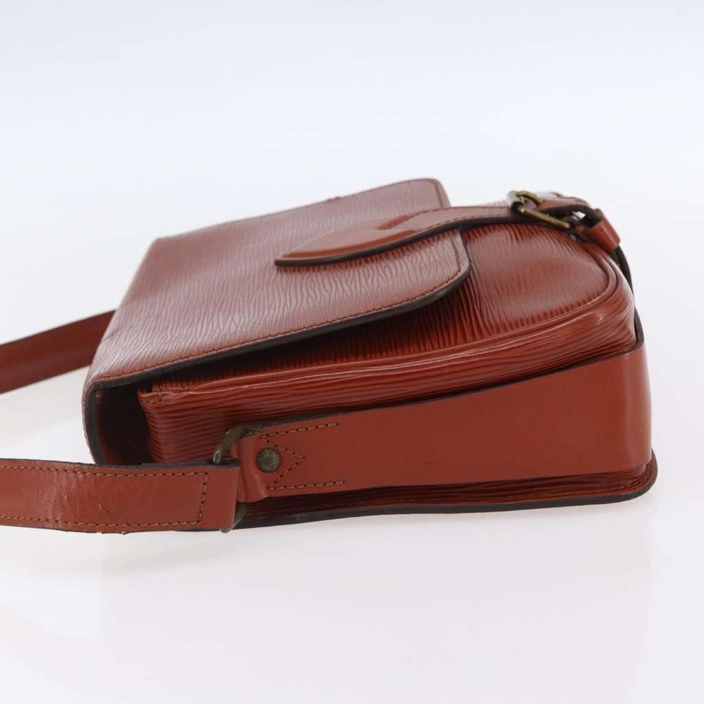 Louis Vuitton Cartouchiere Handbag Brown Leather Good condition - Inside View