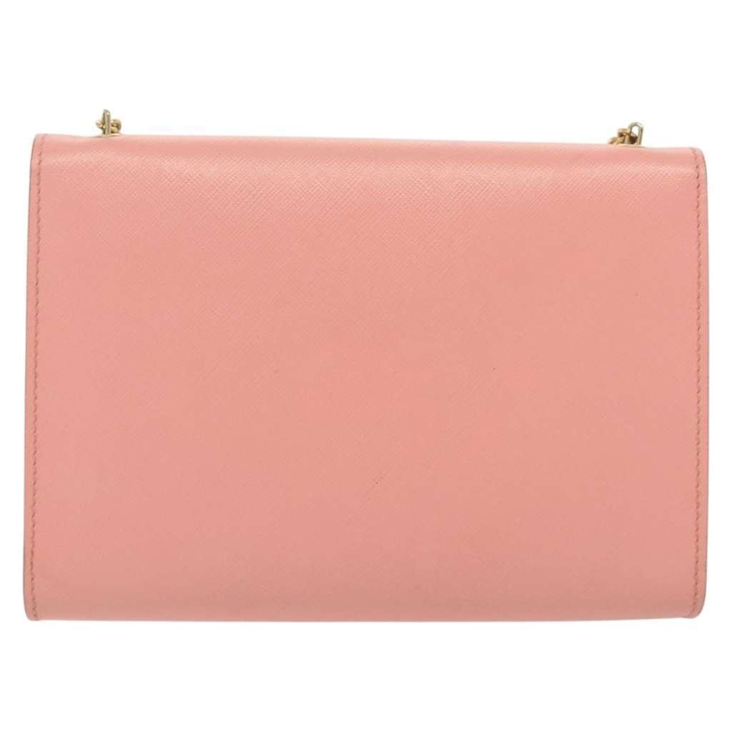 Salvatore Ferragamo Ginny Crossbody Bag Pink Leather Good condition - Back View