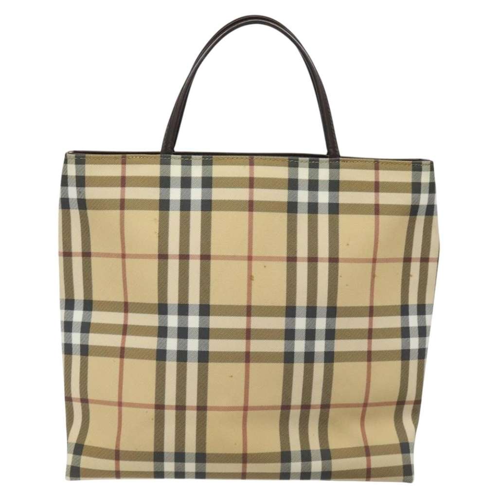 Burberry Nova Check Tote Beige Good condition - Back View