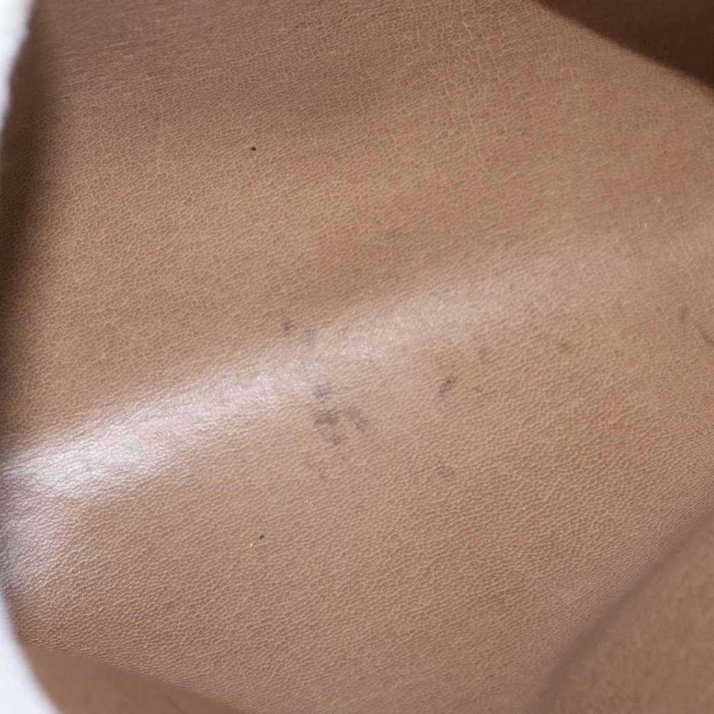 Christian Dior Vintage Honeycomb Zip Pouch Beige Canvas Good condition - Box View