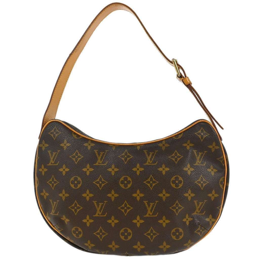 Louis Vuitton Croissant Handbag Brown Canvas Good condition - Back View