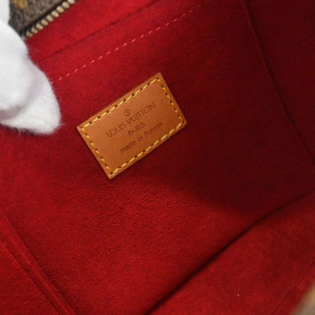 Louis Vuitton Croissant Handbag Brown Canvas Good condition - Model View