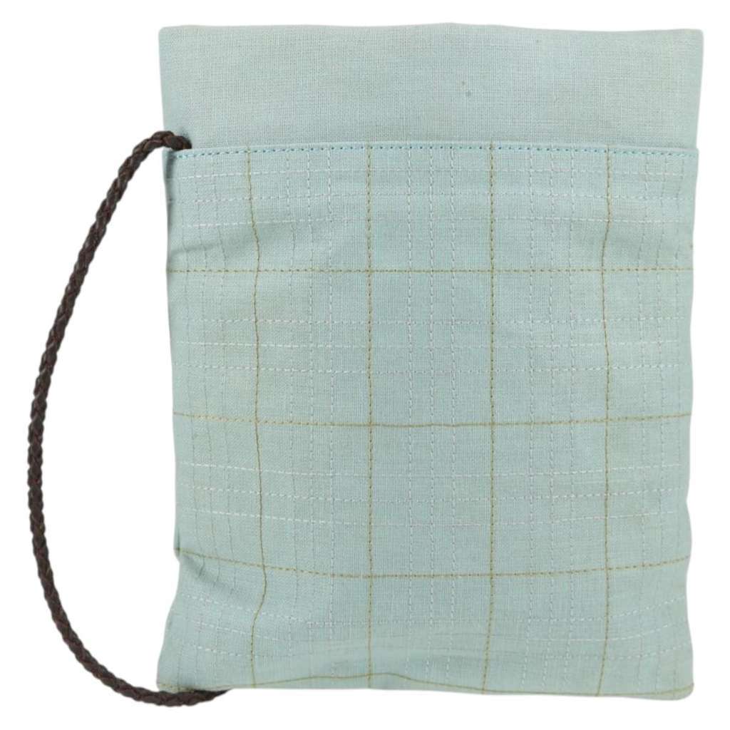 Burberry Vintage Shoulder Bag Blue Canvas Good condition - Back View