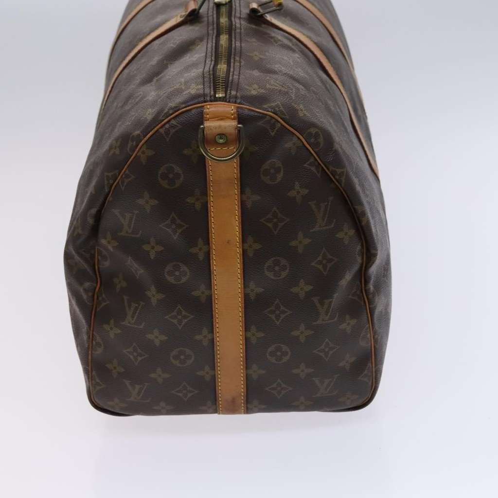 Louis Vuitton Keepall Bag Brown Canvas Good condition - Model View