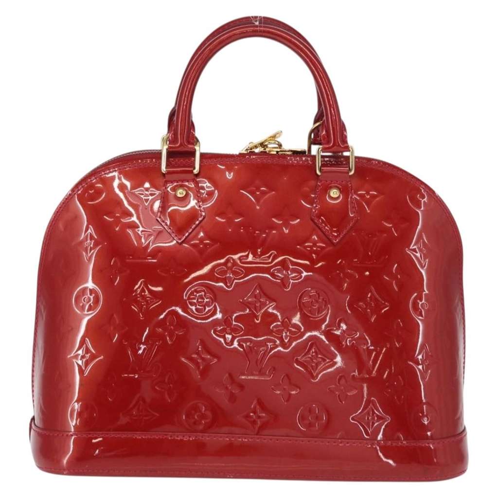 Louis Vuitton Alma Handbag Red Good condition - Back View
