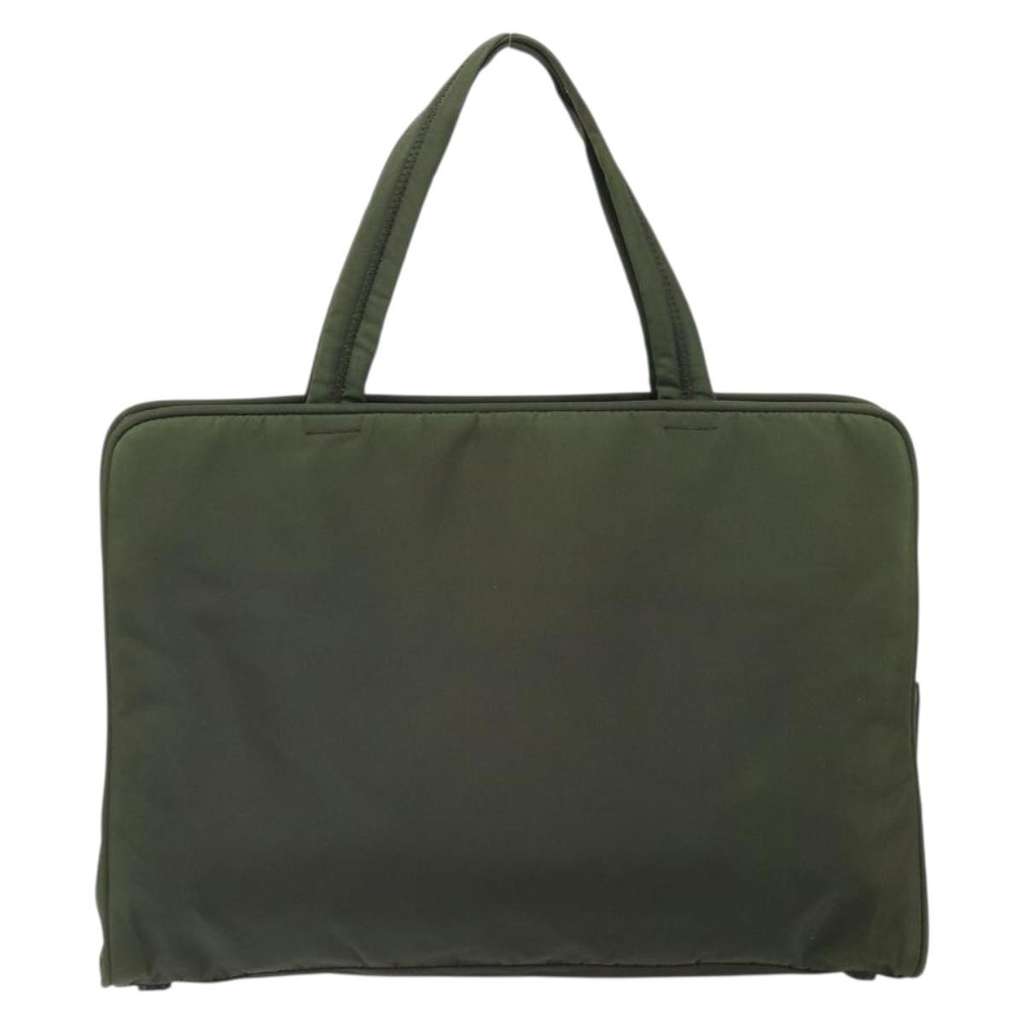 Prada Vintage Zip Handbag Green Good condition - Back View