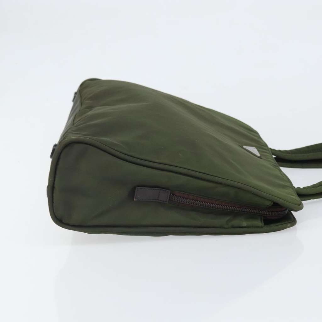 Prada Vintage Zip Handbag Green Good condition - Inside View