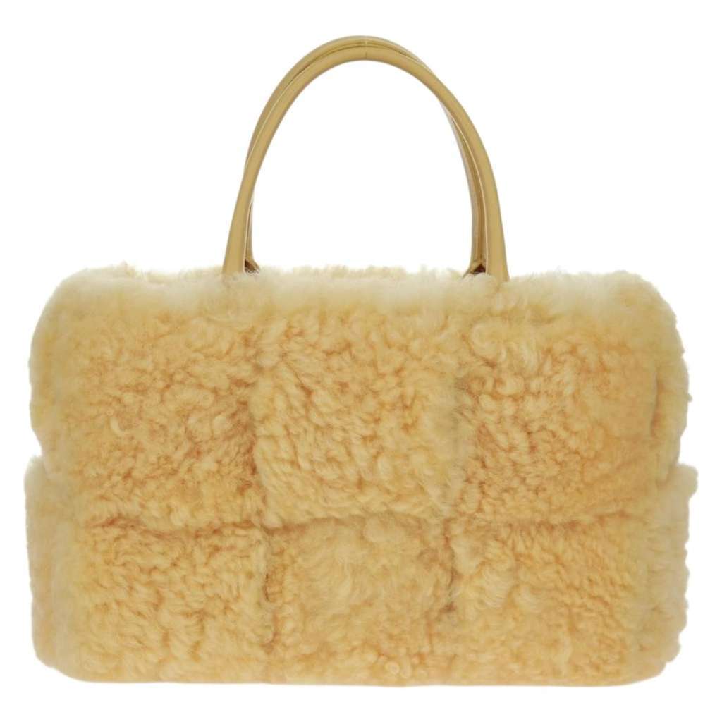 Bottega Veneta Arco Tote Yellow Leather Good condition - Back View