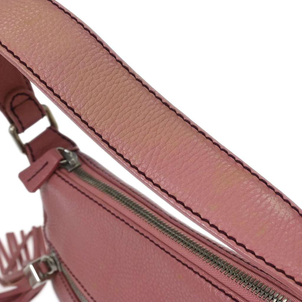 Chanel Lax Front Zip Bag Pink Leather Good condition - Inside View