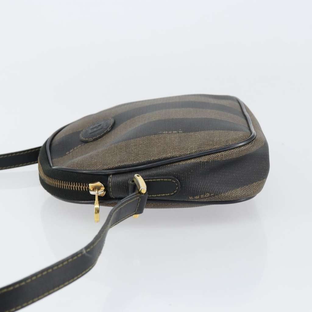 Fendi Pequin Shoulder Bag Black Good condition - Model View