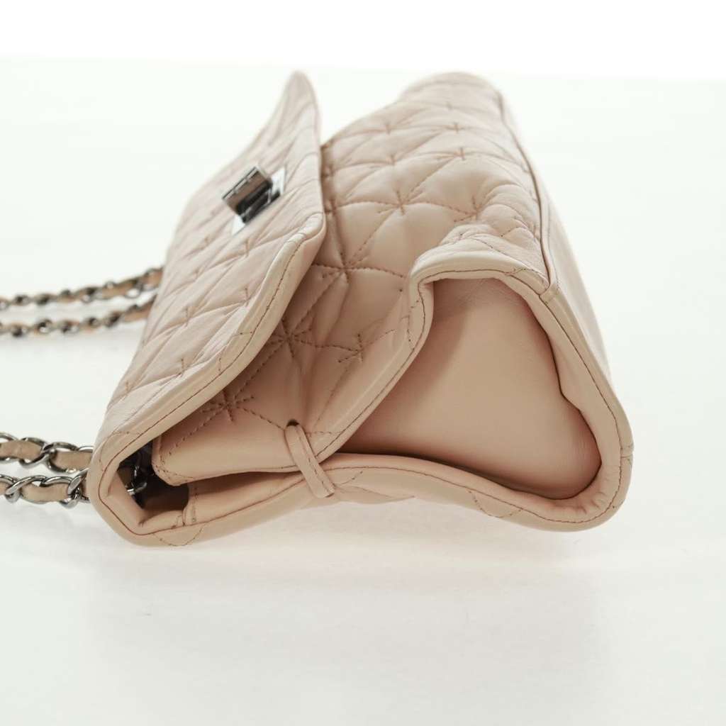 Chanel 2.55 Shoulder bag Pink Leather Good condition - Inside View