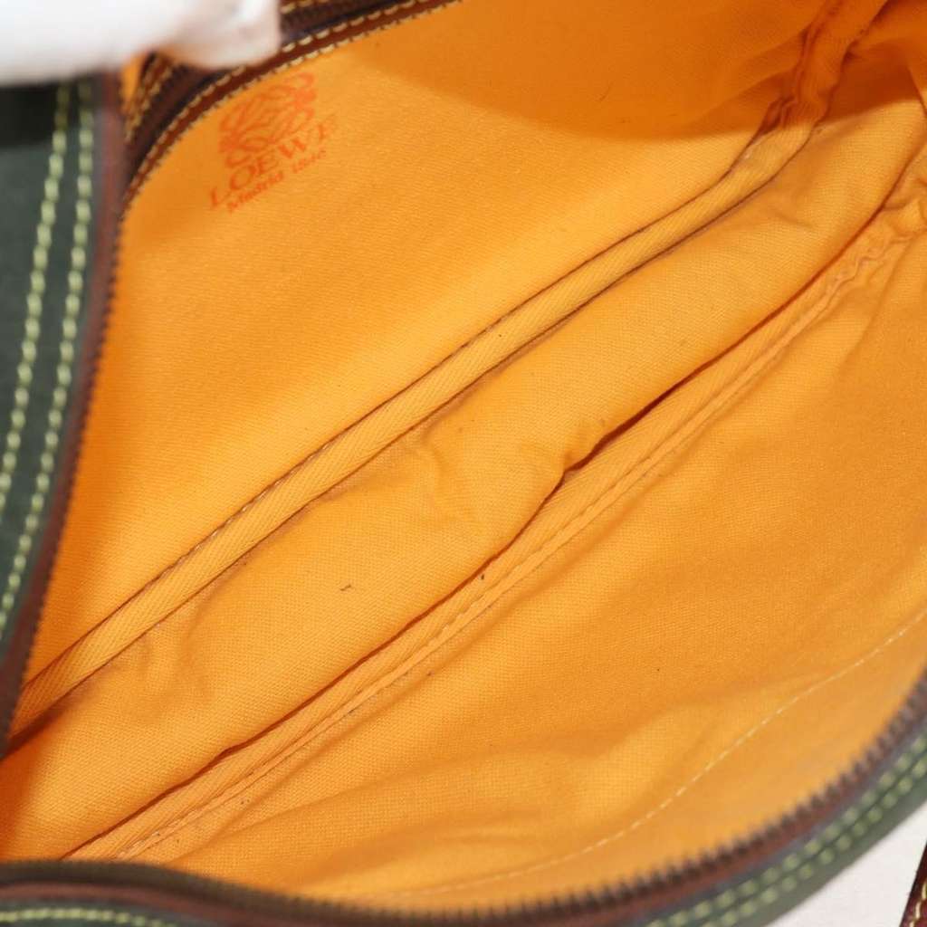 Loewe Anagram Shoulder Bag Brown Suede Good condition - Box View