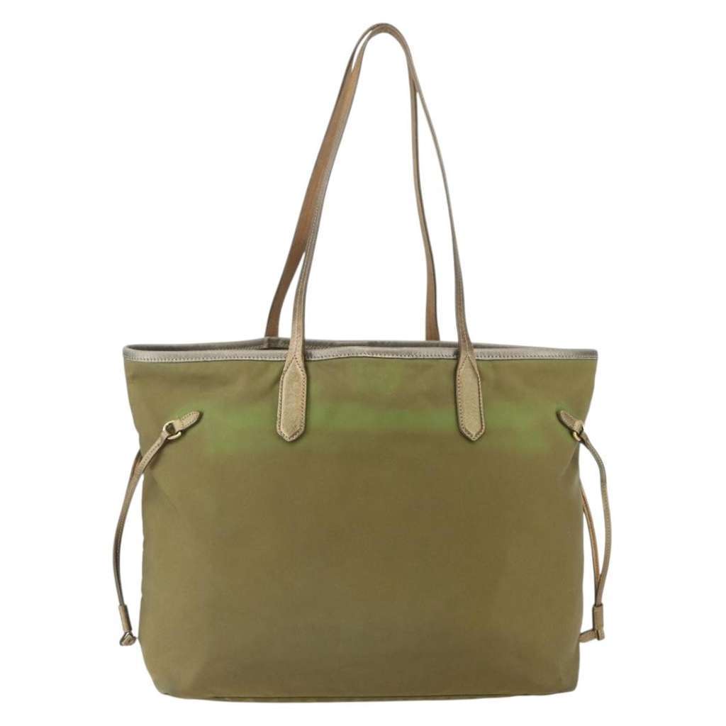Prada Vintage Tote Khaki Fair condition - Back View