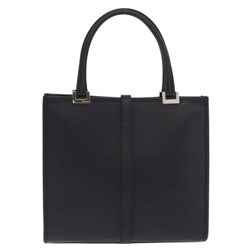 Gucci Vintage Jackie Handbag Black Leather Good condition - Back View