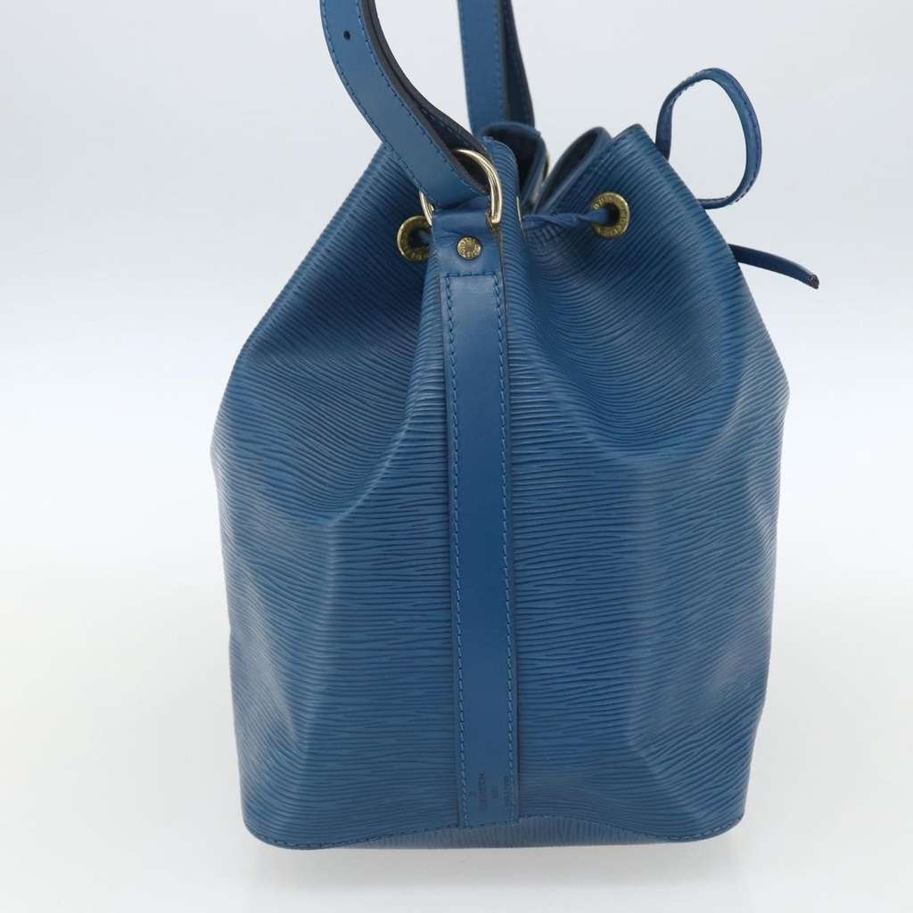 Louis Vuitton Petit Noe Handbag Blue Leather Fair condition - Inside View