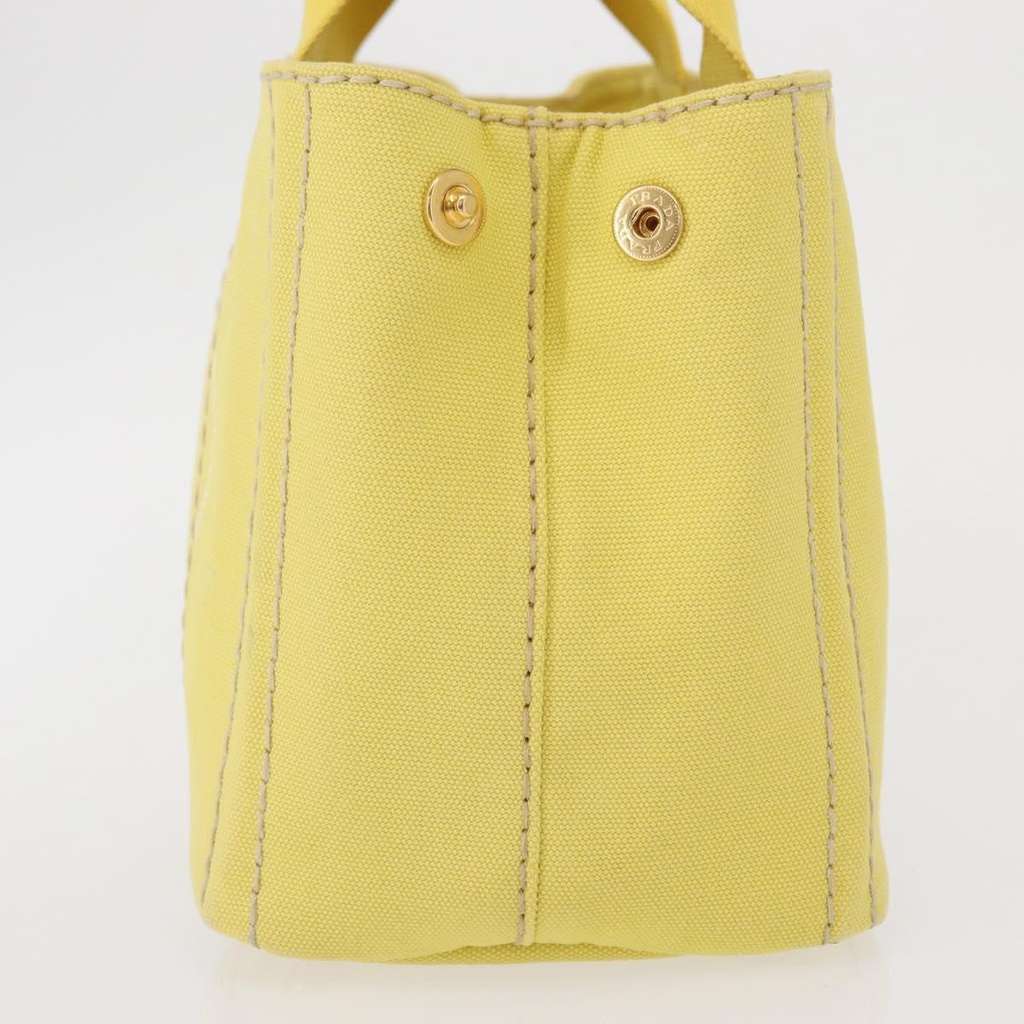 Prada Canapa Convertible Tote Gold Canvas Good condition - Inside View