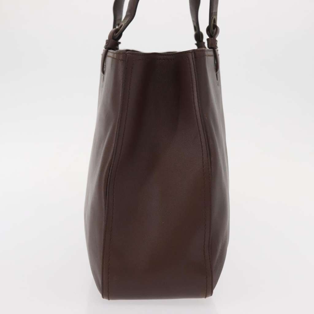 Salvatore Ferragamo Gancini Tote Brown Leather Good condition - Model View