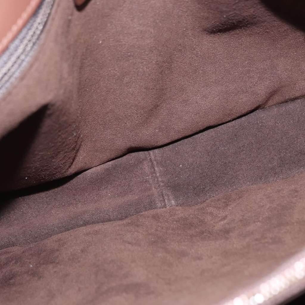 Salvatore Ferragamo Gancini Tote Brown Leather Good condition - Box View