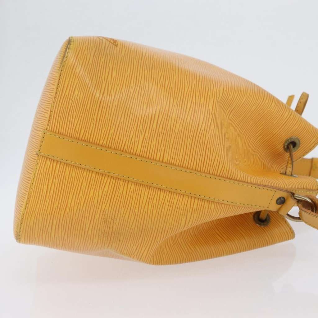 Louis Vuitton Petit Noe Handbag Yellow Leather Fair condition - Inside View