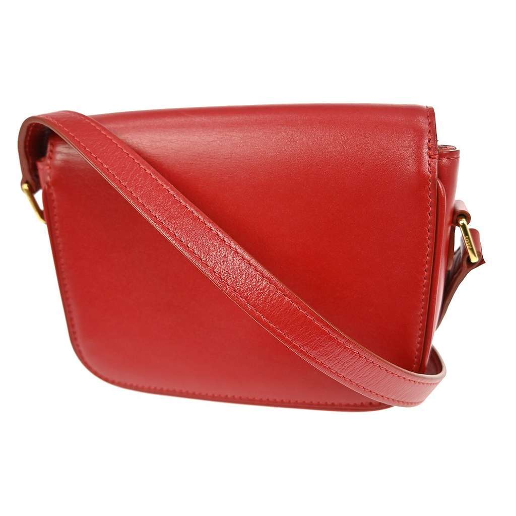 Celine Tassels Bag Red Leather Good condition - Back View