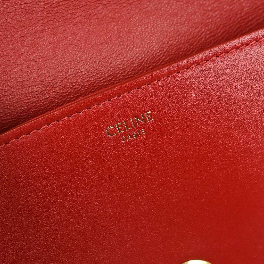 Celine Tassels Bag Red Leather Good condition - Model View