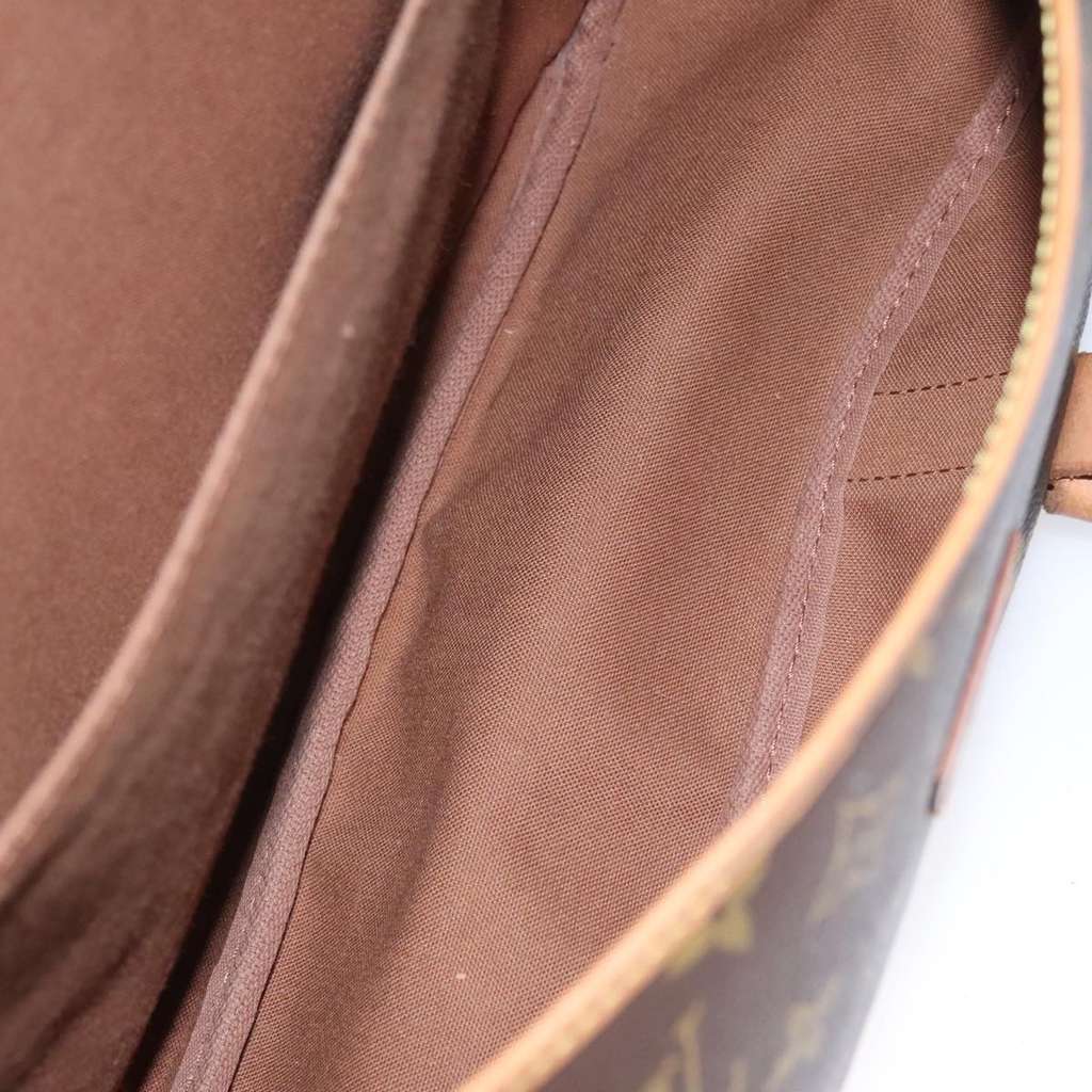 Louis Vuitton Saumur Handbag Brown Canvas Good condition - Box View