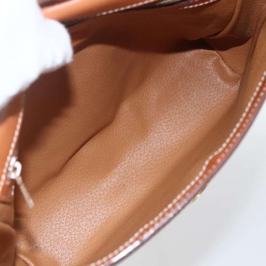 Celine Vintage Macadam Shoulder Bag Brown Canvas Fair condition - Box View