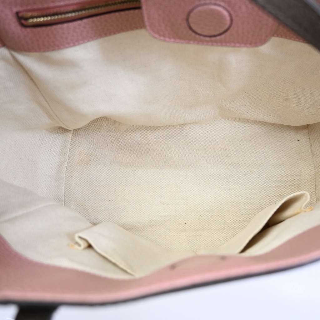 Gucci Swing Tote Pink Leather Good condition - Box View