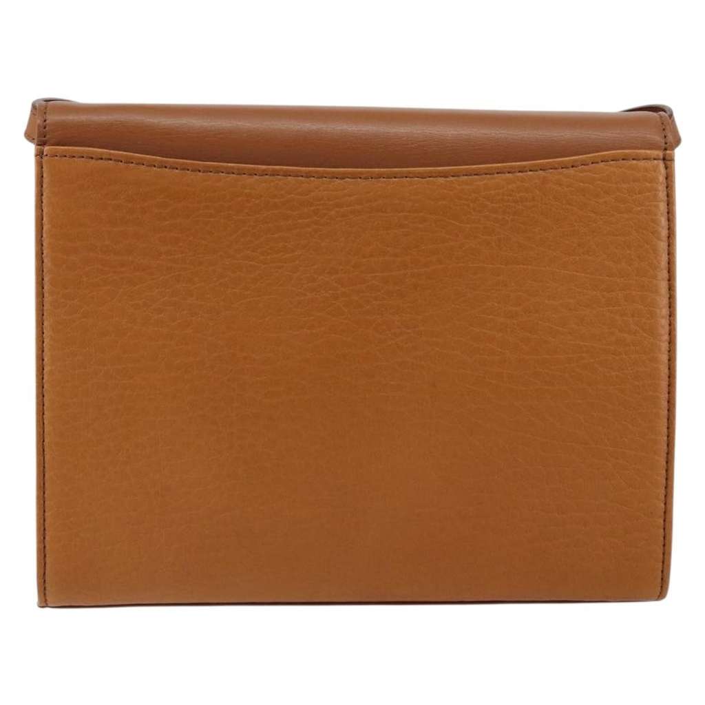 Burberry Vintage Shoulder Bag Brown Leather Good condition - Back View