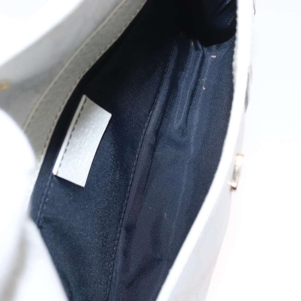 Gucci Sherry Line Waist Bag White Canvas Good condition - Box View