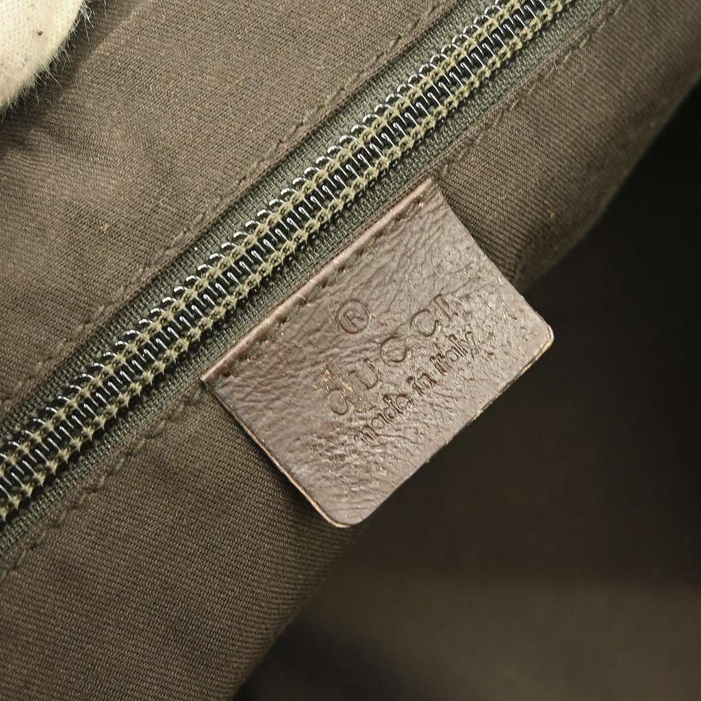 Gucci Vintage Ophidia Shoulder Bag Brown Canvas Good condition - Model View