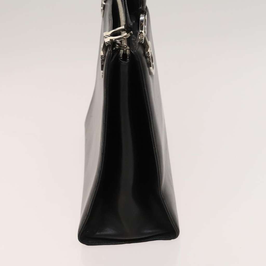 Salvatore Ferragamo Gancini Shoulder Bag Black Leather Good condition - Model View