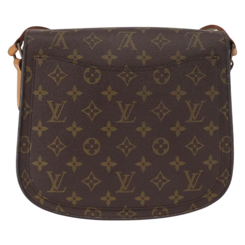 Louis Vuitton Saint Cloud Handbag Brown Canvas Good condition - Back View