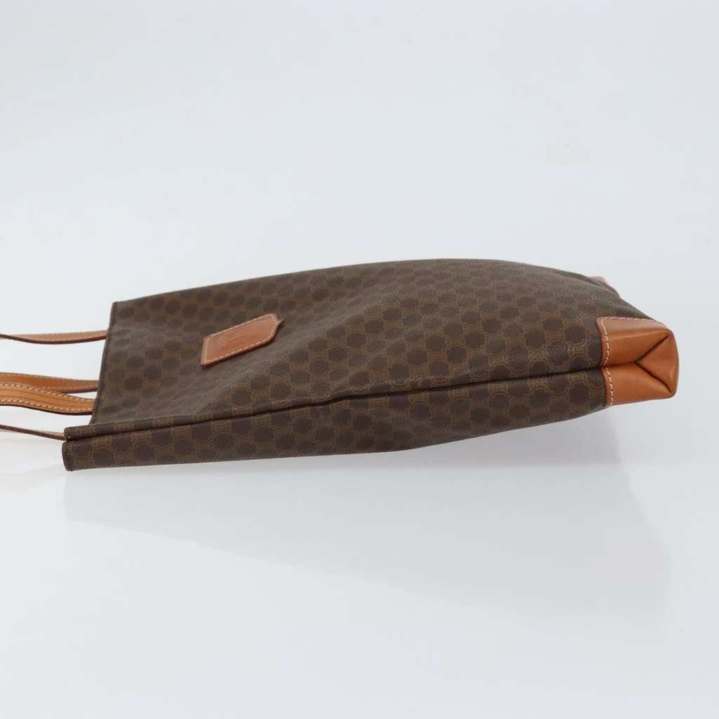 Celine Vintage Macadam Tote bag Brown Canvas Good condition - Model View