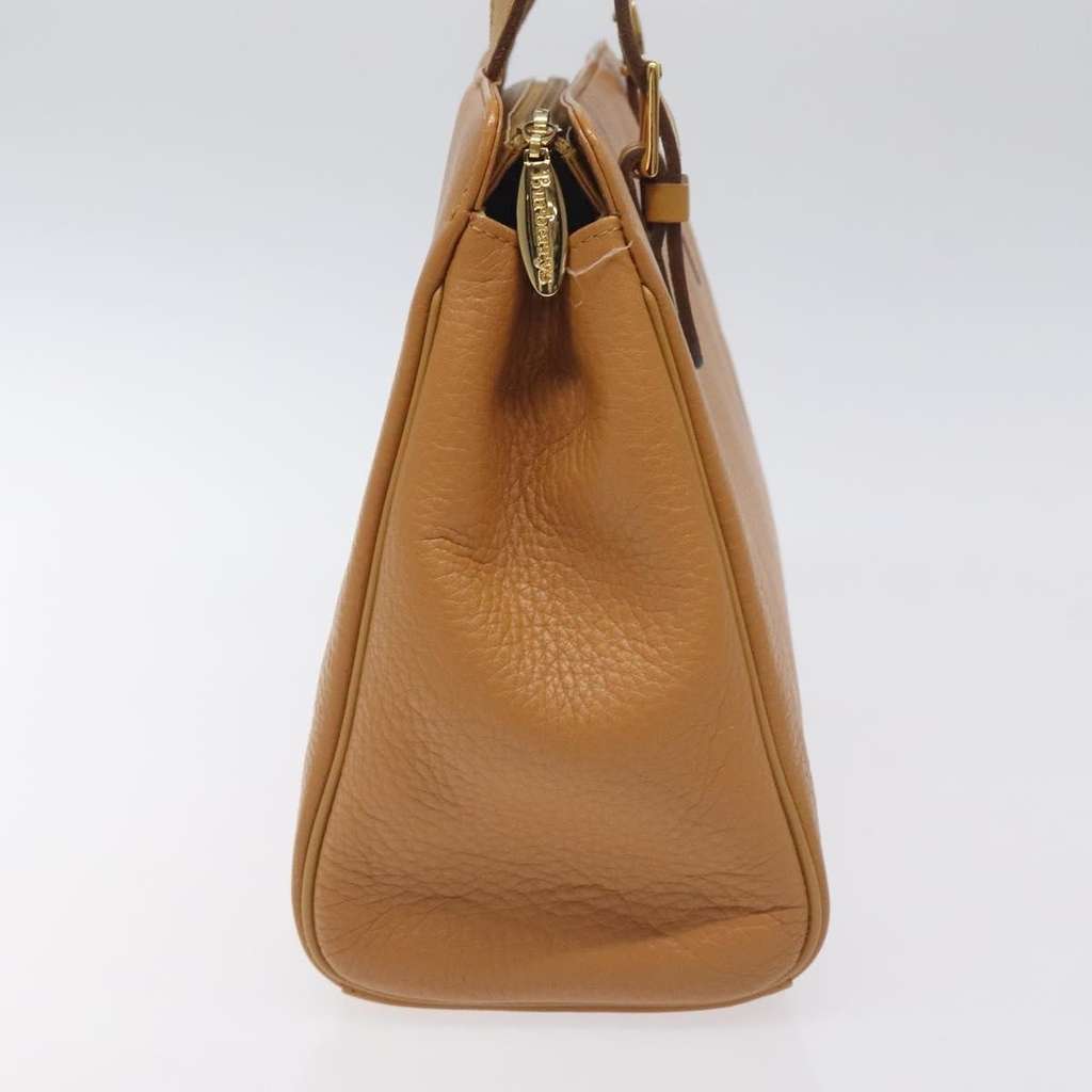 Burberry Vintage Handbag Brown Leather Good condition - Model View