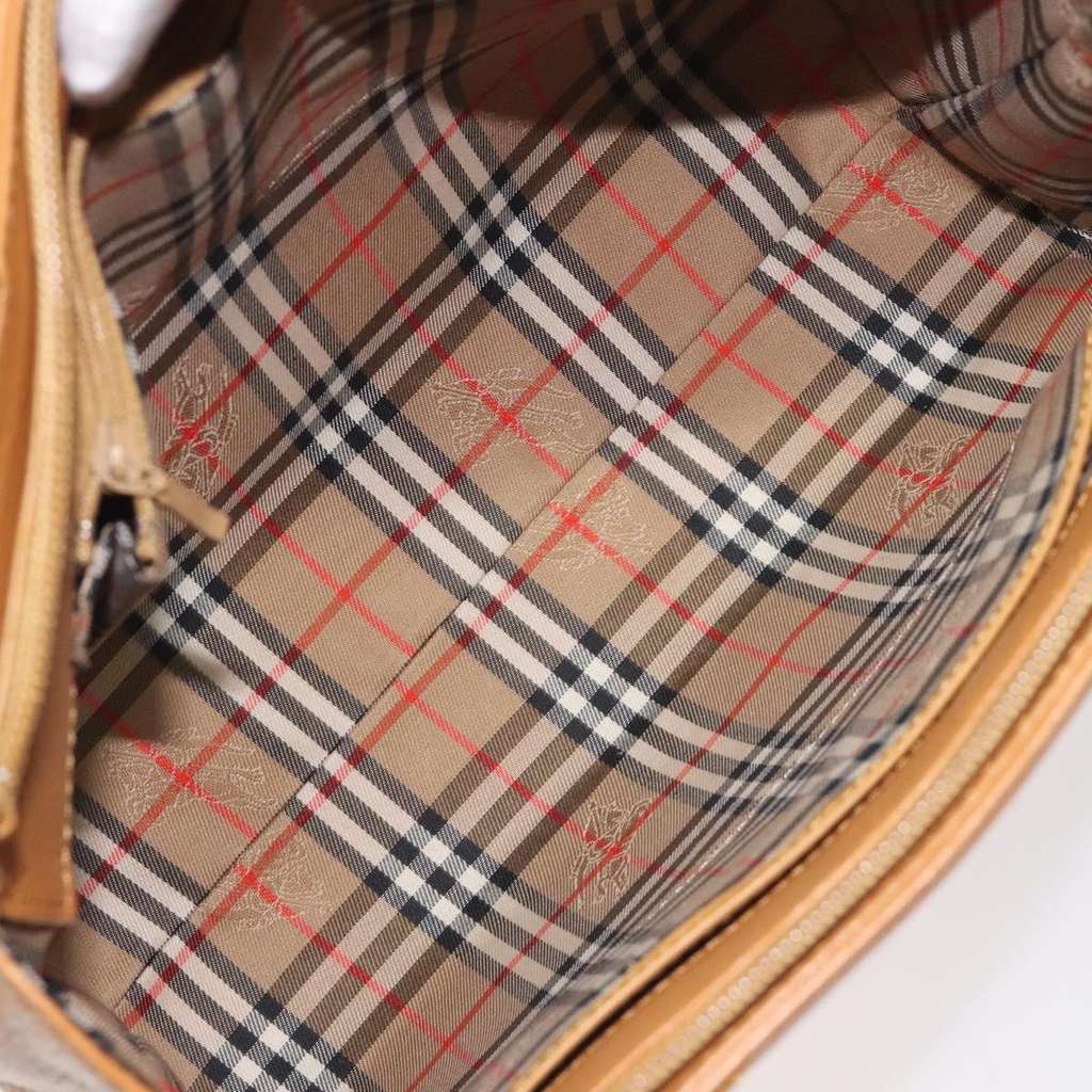 Burberry Vintage Handbag Brown Leather Good condition - Box View