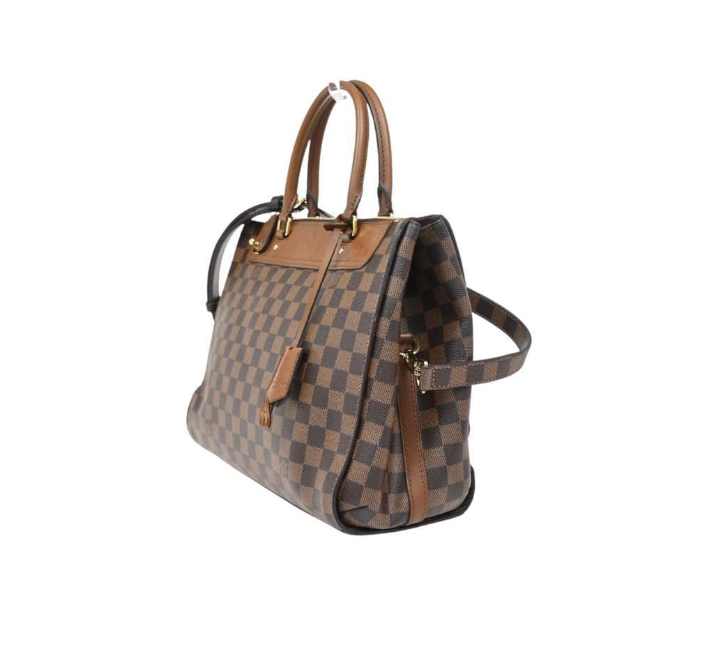 Louis Vuitton Greenwich Bag Brown Leather Good condition - Inside View