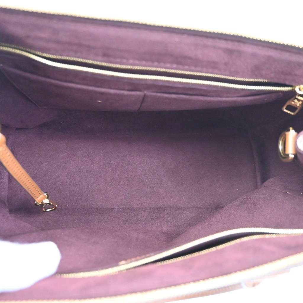 Louis Vuitton Greenwich Bag Brown Leather Good condition - Box View