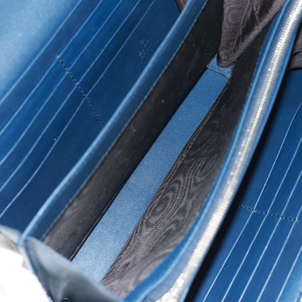 Gucci Dionysus Chain Wallet Navy Velvet Good condition - Box View