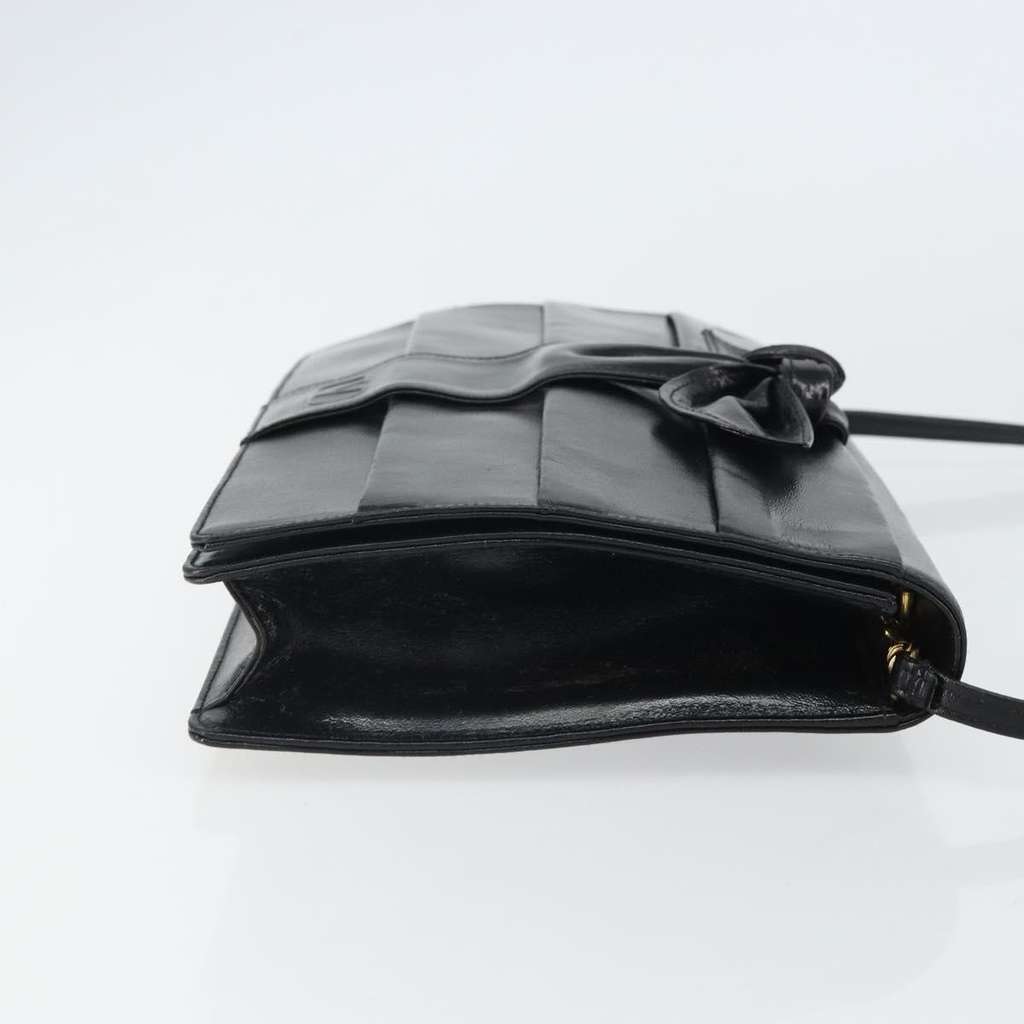 Valentino Garavani Bow Crossbody Bag Black Leather Good condition - Inside View