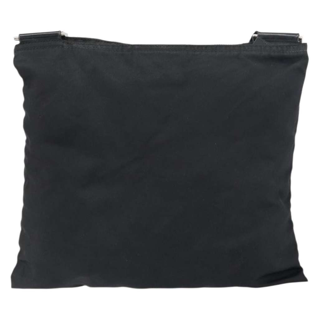 Prada Zip Top Messenger Bag Black Fair condition - Back View