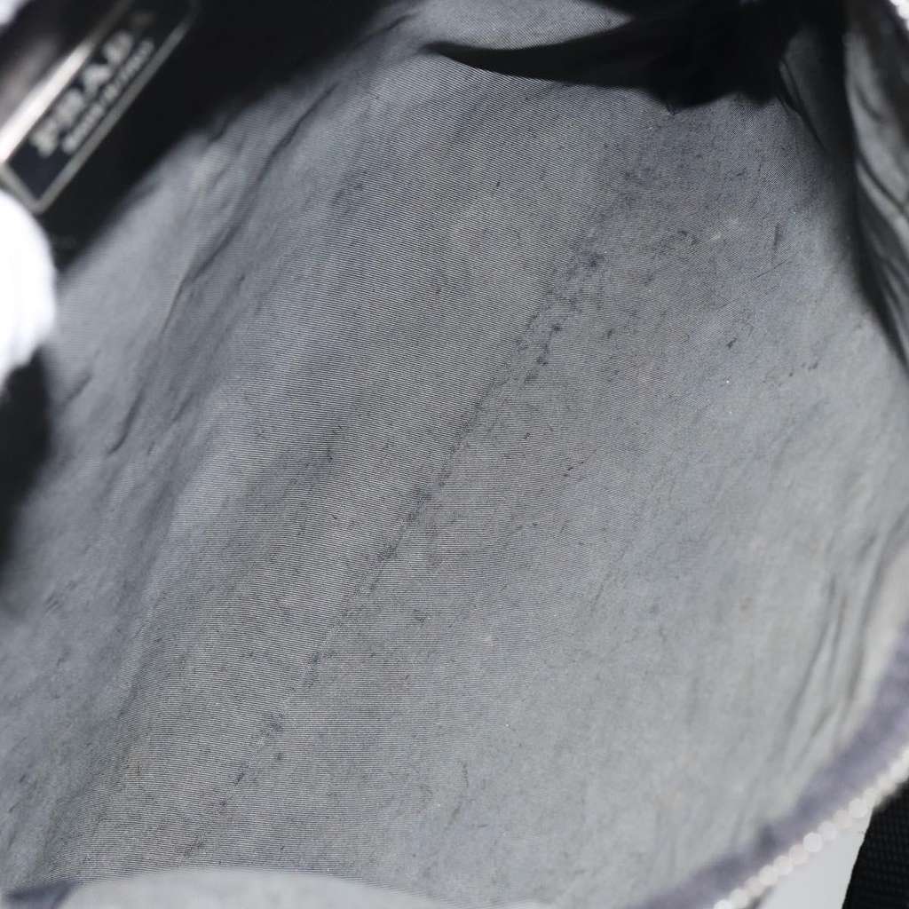 Prada Zip Top Messenger Bag Black Fair condition - Box View