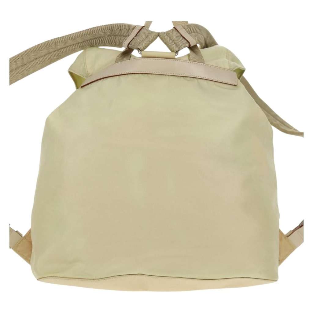 Prada Sac à dos Re-nylon Beige Good condition - Back View