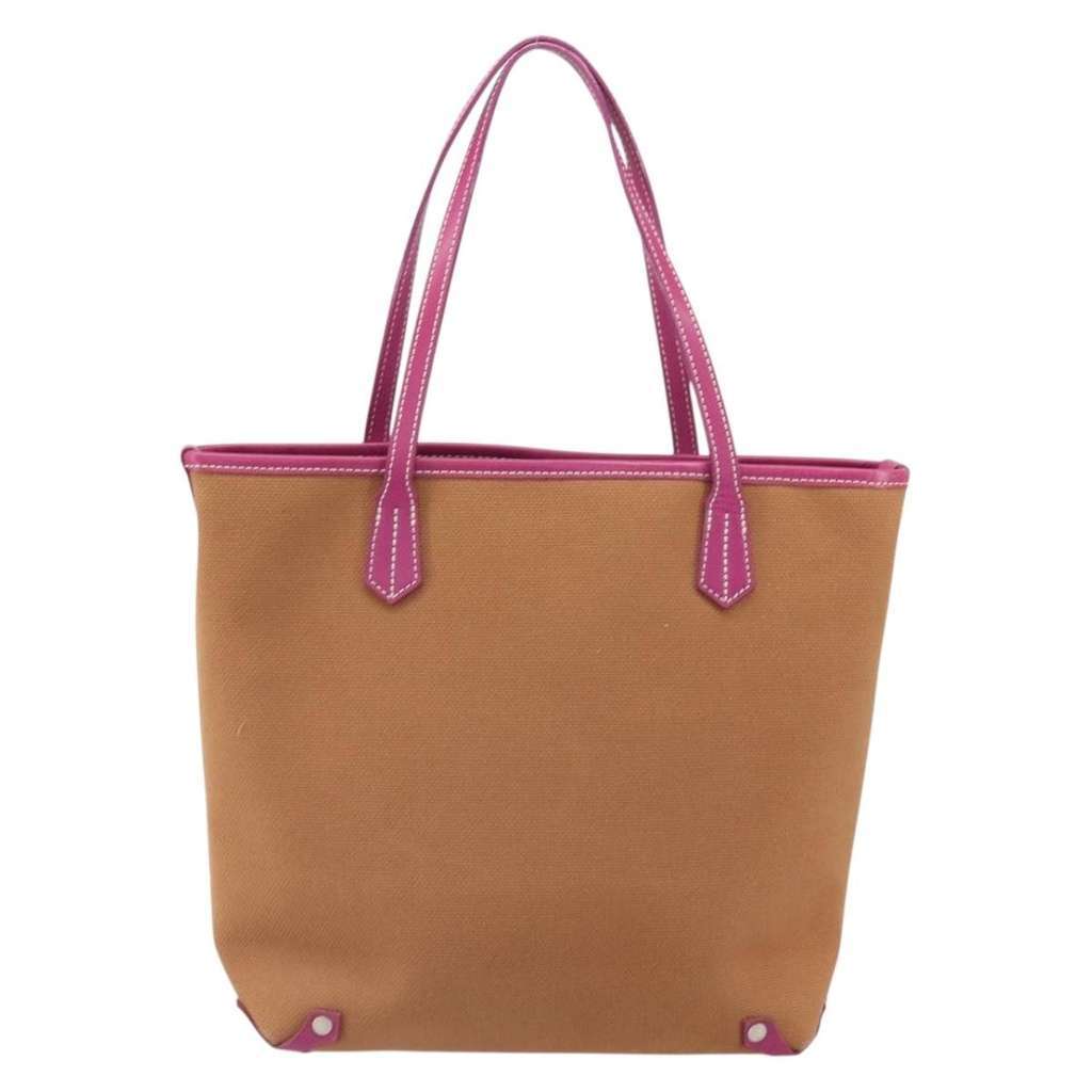 Burberry Blue Label Tote Bag Brown Canvas Good condition - Back View