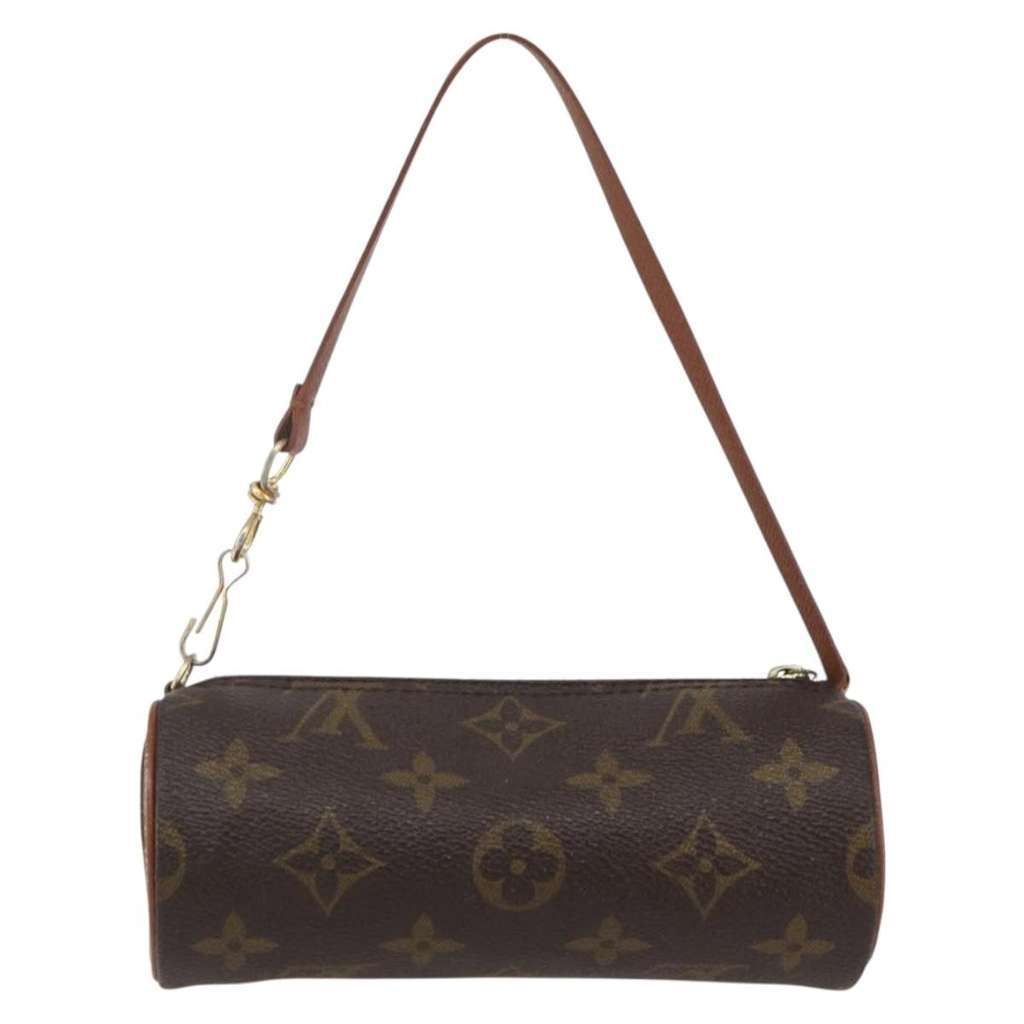 Louis Vuitton Papillon Pochette Brown Canvas Good condition - Back View