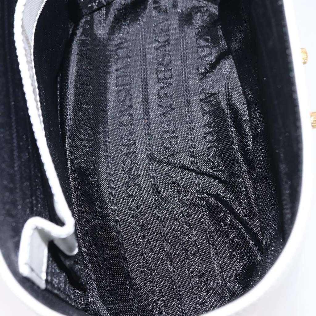 Versace Vanity Hand Bag White Leather Good condition - Box View